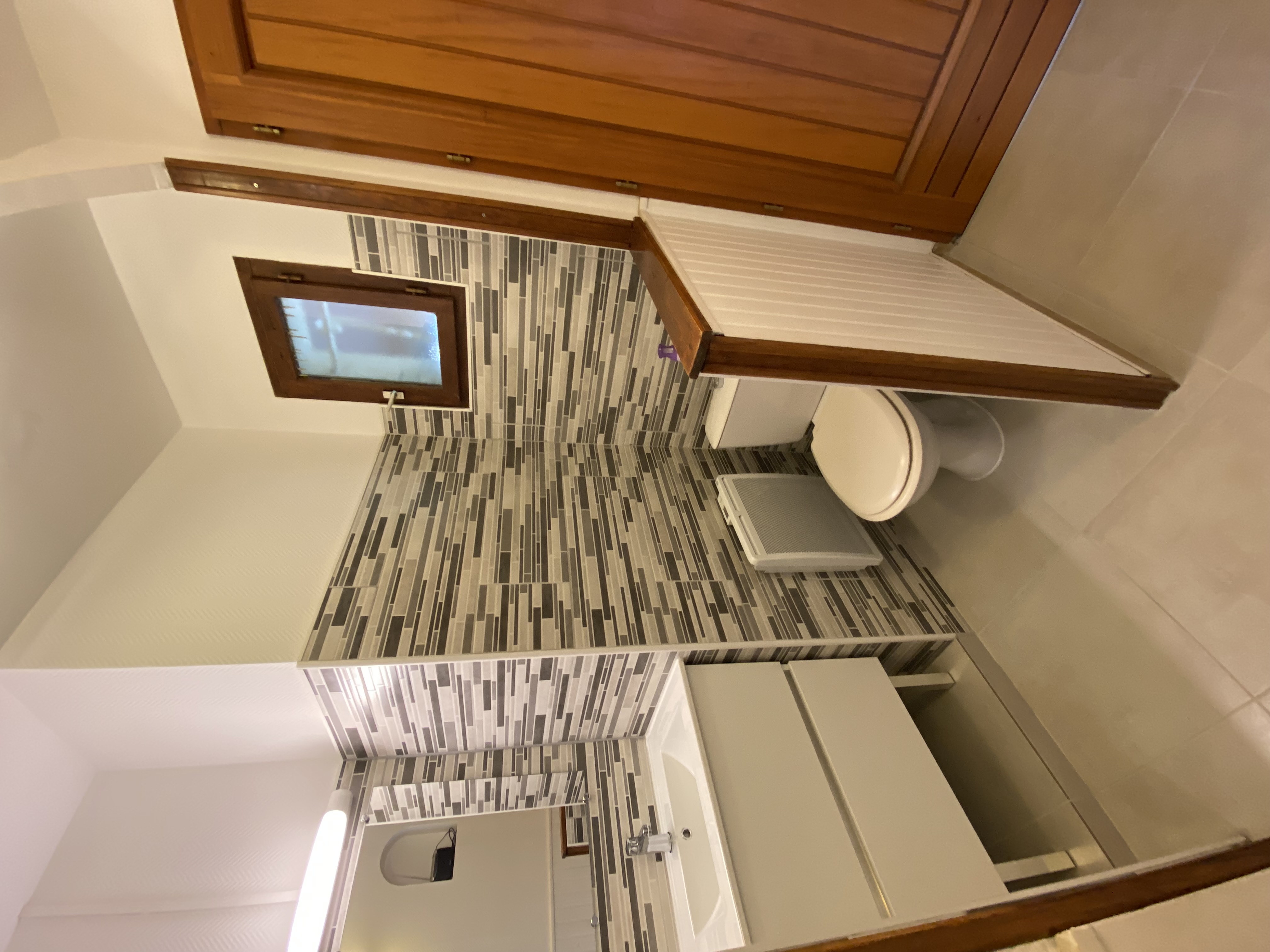 Salle de bain terminée qualité artisanale