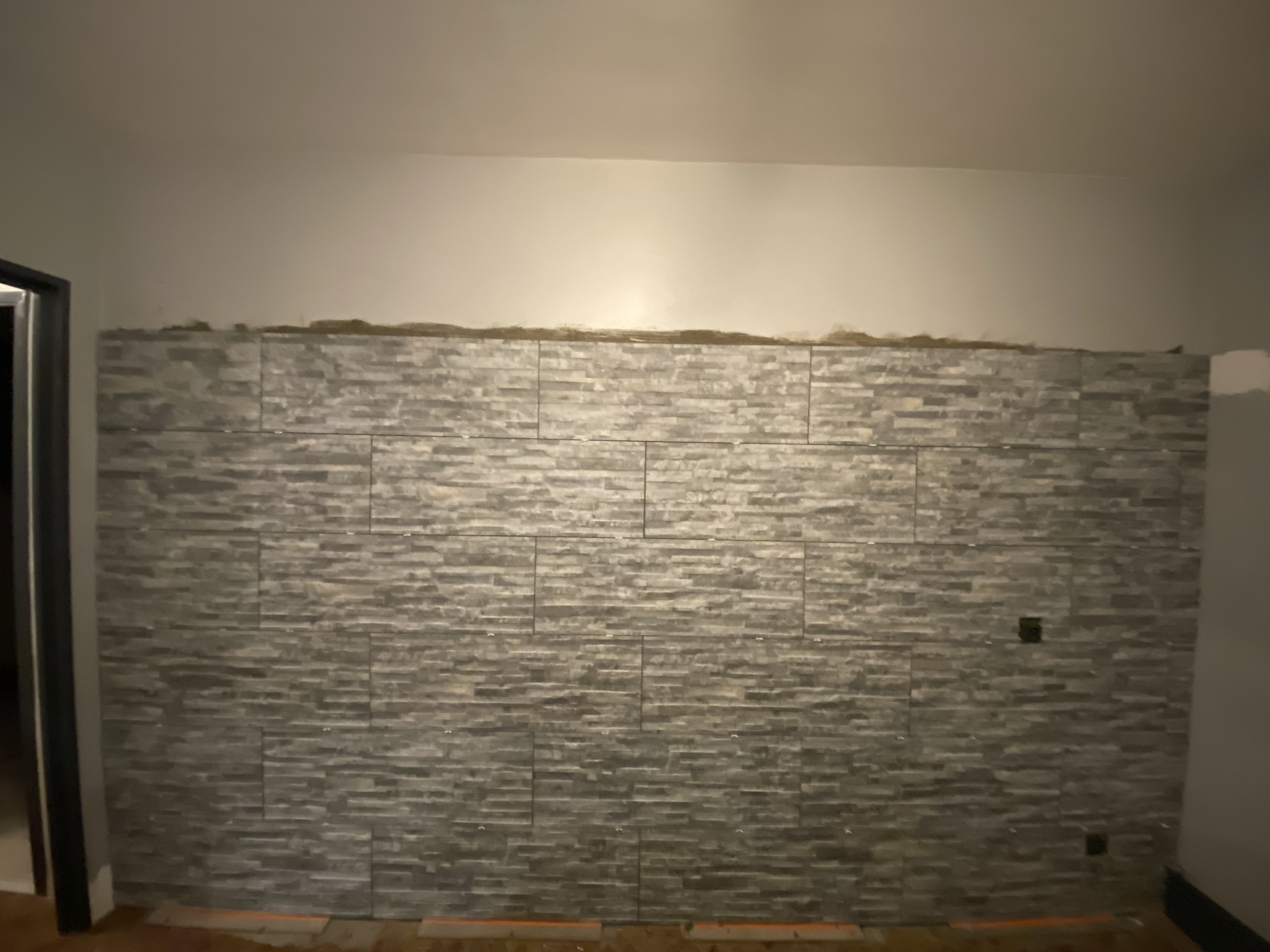 Mur pierres détail assemblage joints